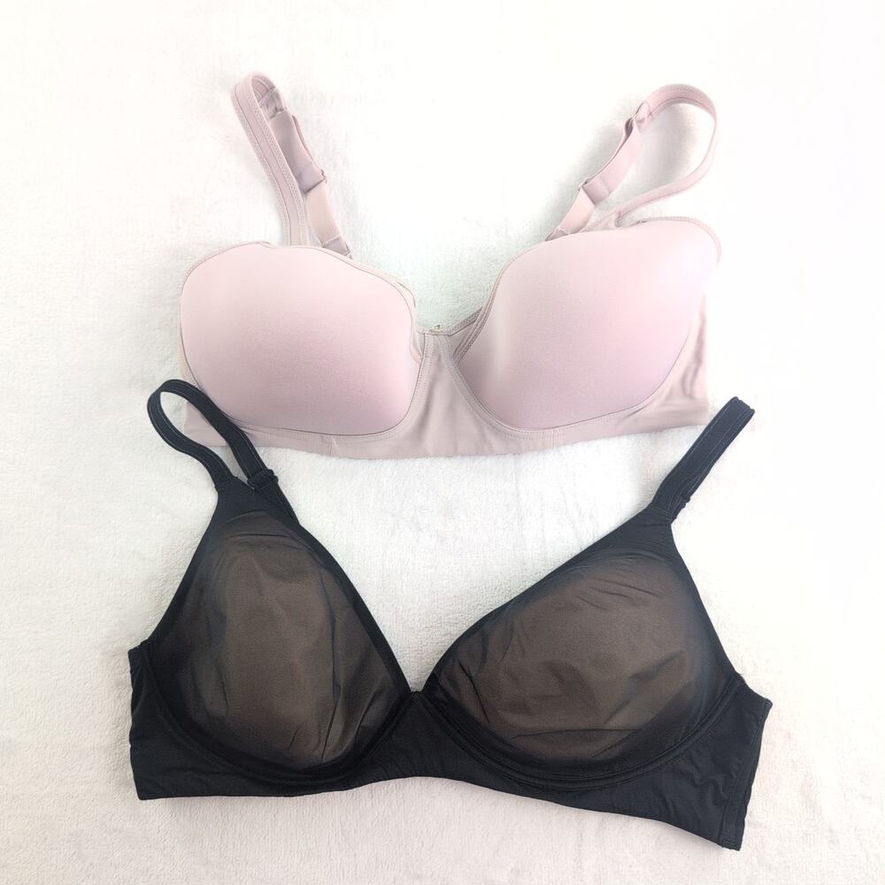 Victoria's Secret / Bali (2) No Wire T Shirt Bras Size 40D